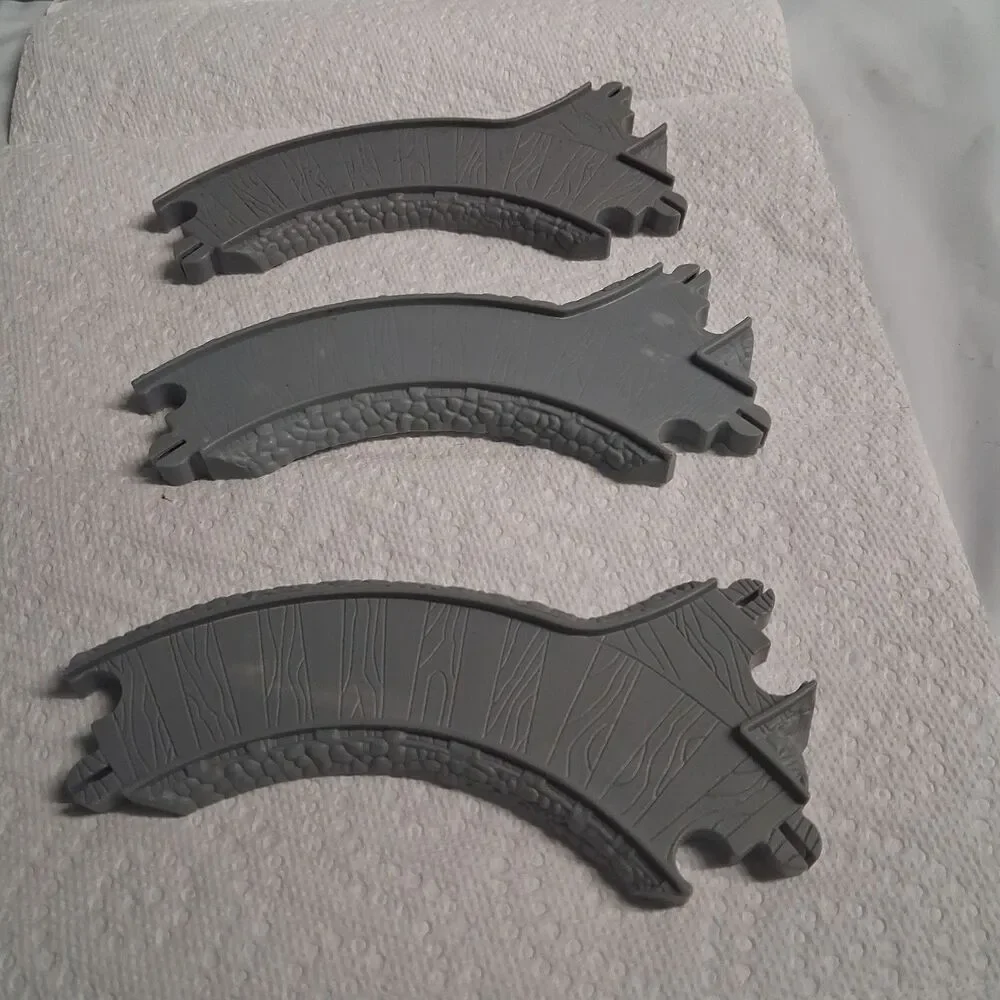 3Replacement 2003 Thomas the Train Gray Split Track CST-1,  Learning Curve, 7